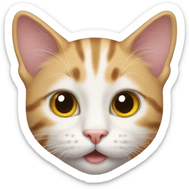 A cat sticker