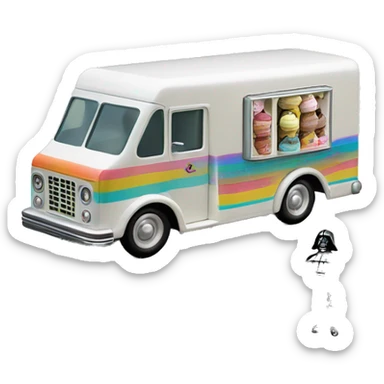 Matchbox ice cream truck 1957. Darth Vader  sticker