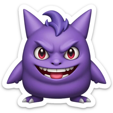 gengar chibi 2d emotes sticker
