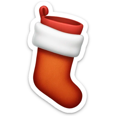 Christmas stocking sticker