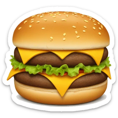 buger sticker