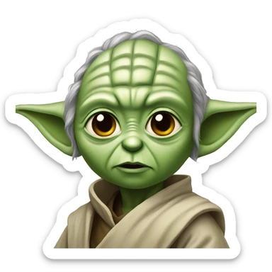 young yoda sticker