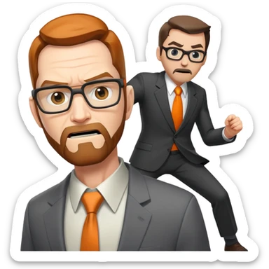 Gordon freeman attack g-man sticker