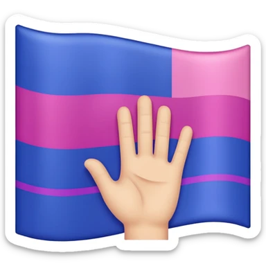Bisexual flag sticker