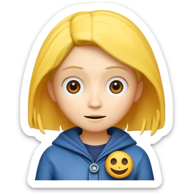 Coraline emoji sticker