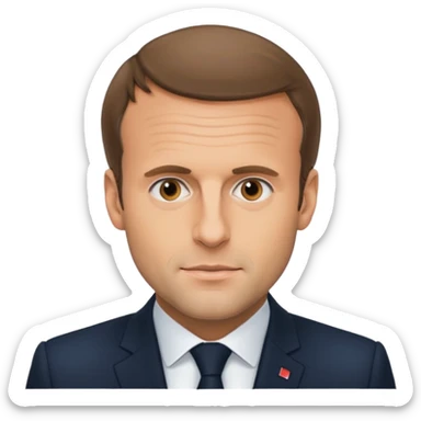 Macron sticker