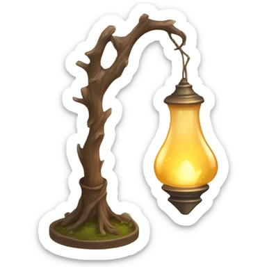Fairy lamp sticker