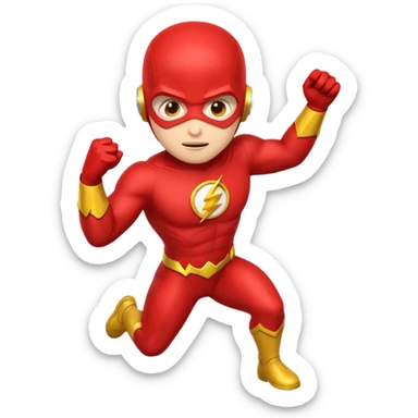 Flash man  whatsapp emoji sticker