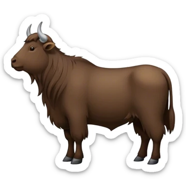 emojis yak in profile sticker