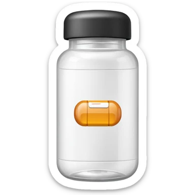 Pill bottle sticker