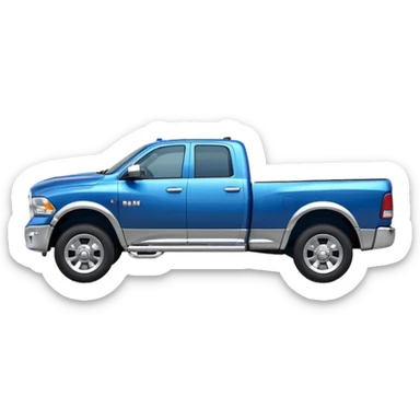 ram truck from the side sticker