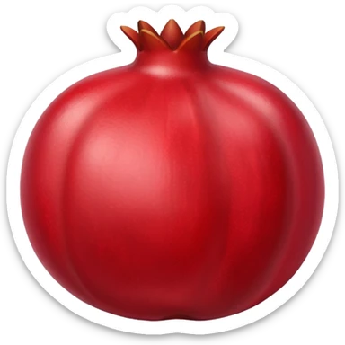 red pomegranate sticker