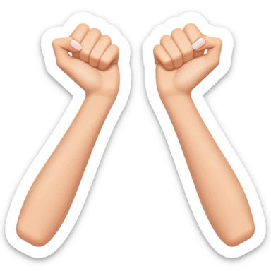 female forearms sticker