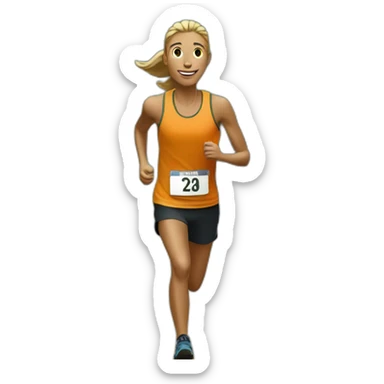 Trail runners sticker