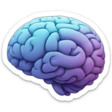 Galactic-brain sticker