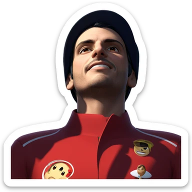 boy in a hat sticker