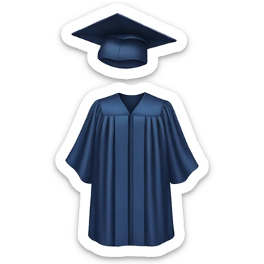 cap gown sticker