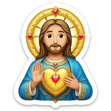 Sagrado corazón de jesus sticker