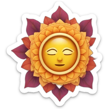 sudarshana-chakra sticker