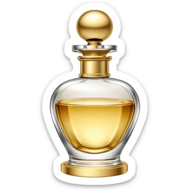 Perfume bottle luxury
 sticker
