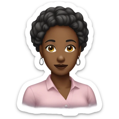 A black woman whos beatiful sticker