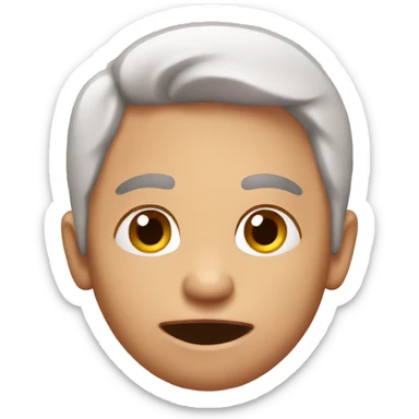 Traditional emoji only pink and throwing up sticker