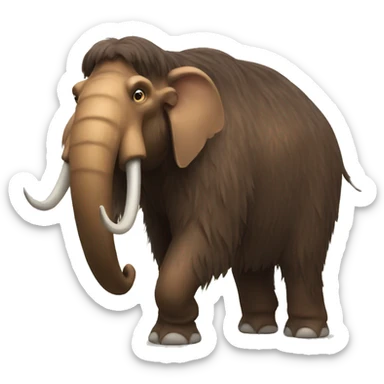 Mammoth sticker