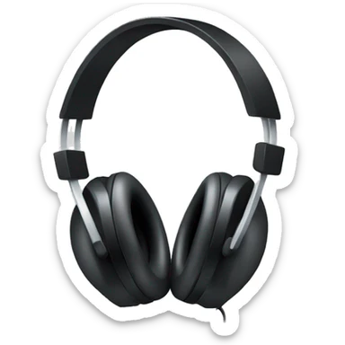 wired headphones sticker