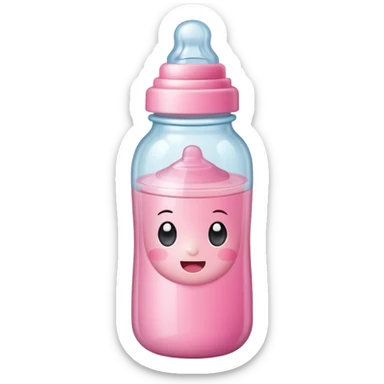 Cute and kawaii Baby bottle sticker
