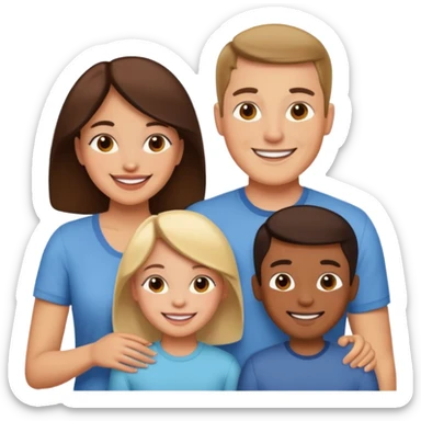 Eigene Familienbild sticker