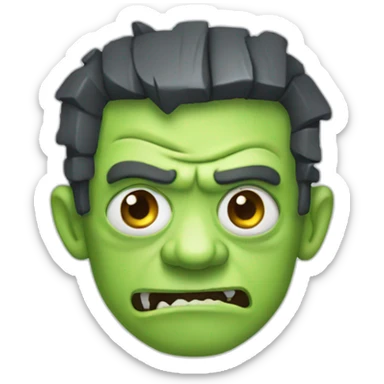 Funny Frankenstein sticker