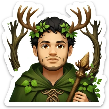 Forest Wizard sticker