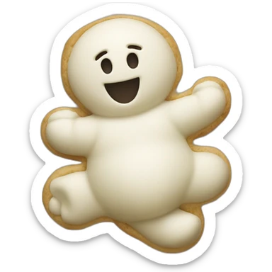 poking belly of Pillsbury dough boy sticker