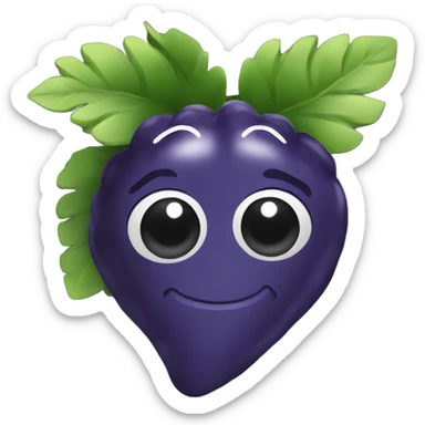 a one Acai berry sticker
