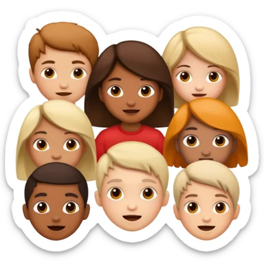 Niños locos sticker