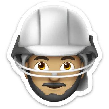 CASCO DE ARQUITECTO BLANCO sticker