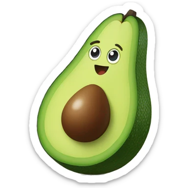 Avocado holding a green ticked checkbox sticker