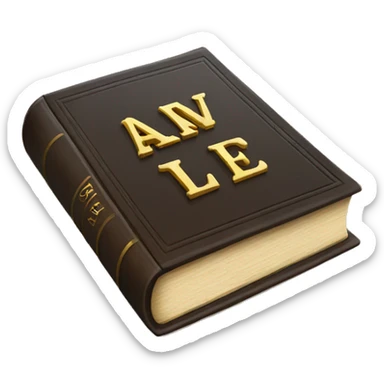 Law book sticker