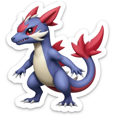 Stitch-Salandit-Noibat-Zangoose-fusion, full body sticker