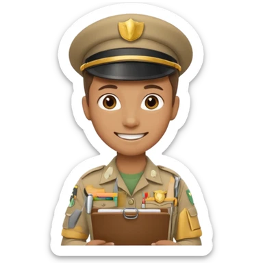 Zookeeper emoji sticker