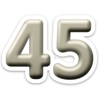 45 sticker