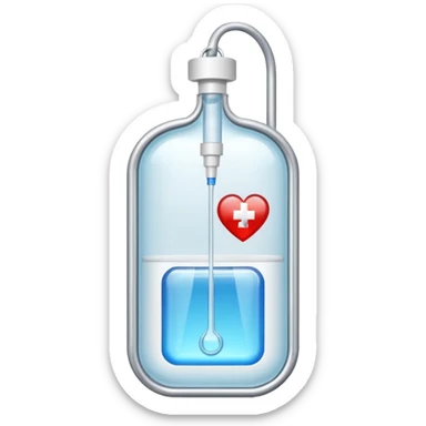 medical IV Bag pain medication sticker