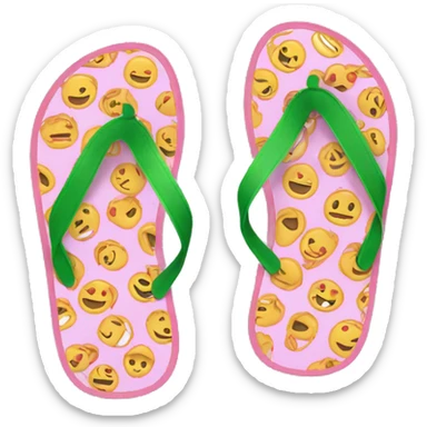 flip-flops sticker