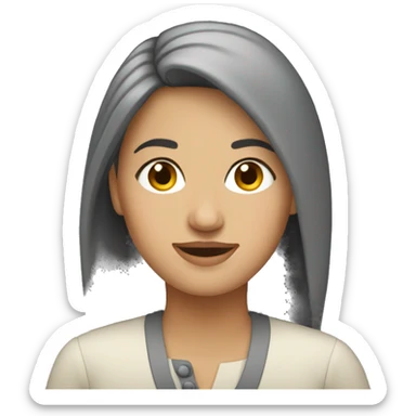 romanian woman  sticker