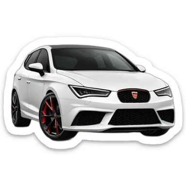 cupra born fire sticker