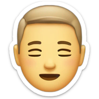 head massage emoji sticker