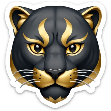 Panthers nfl team logo sticker