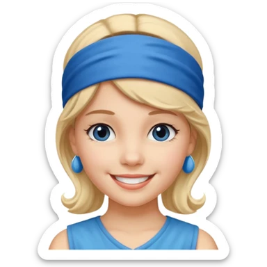 victoria Girl in 1980's sticker