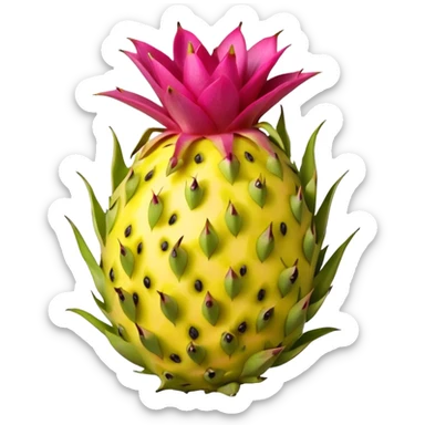 dragon fruit yellow sticker