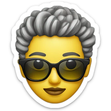 Tattoo on face ، sunglass sticker